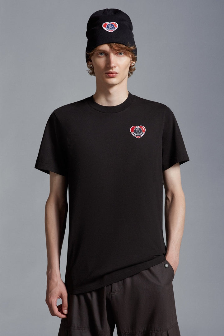 Moncler - T-shirt logo Coeur Black - Lothaire