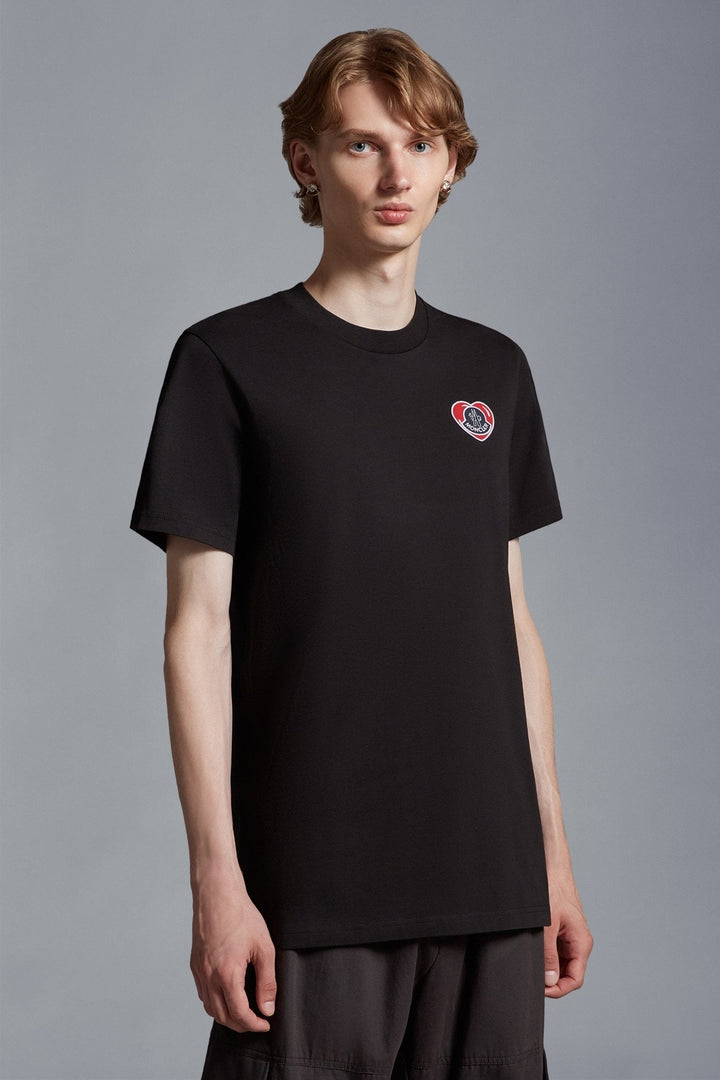 Moncler - T-shirt logo Coeur Black - Lothaire