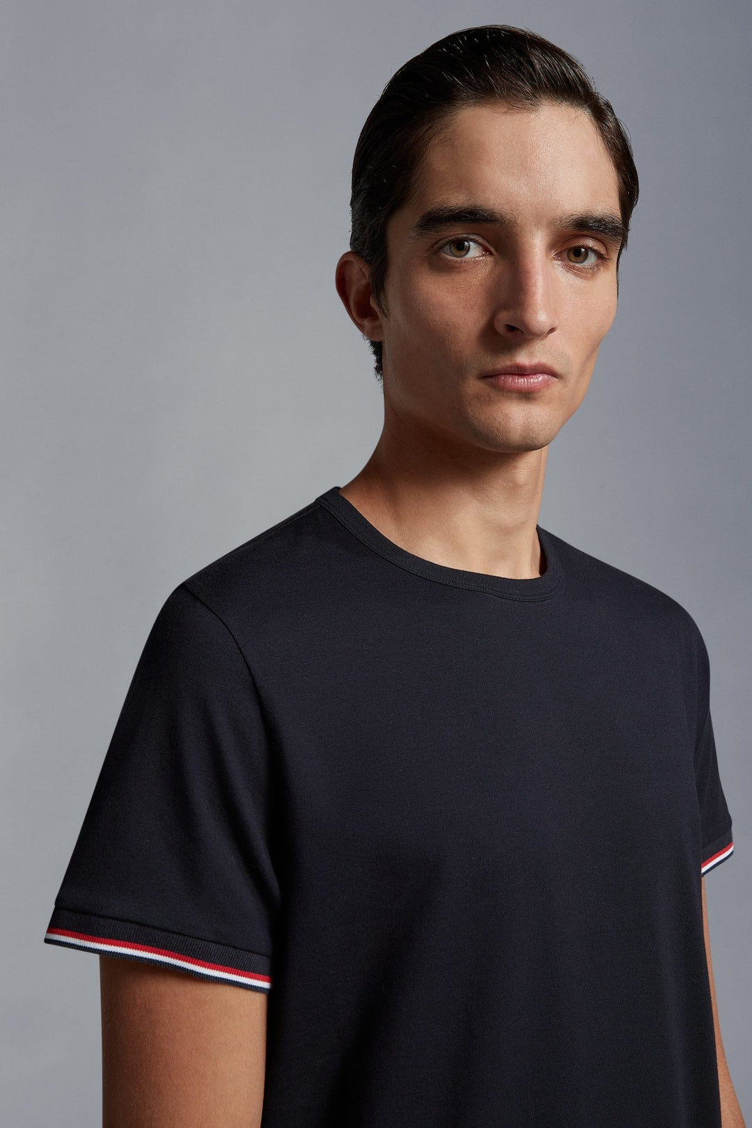Moncler - T-shirt Bleu en coton - Lothaire