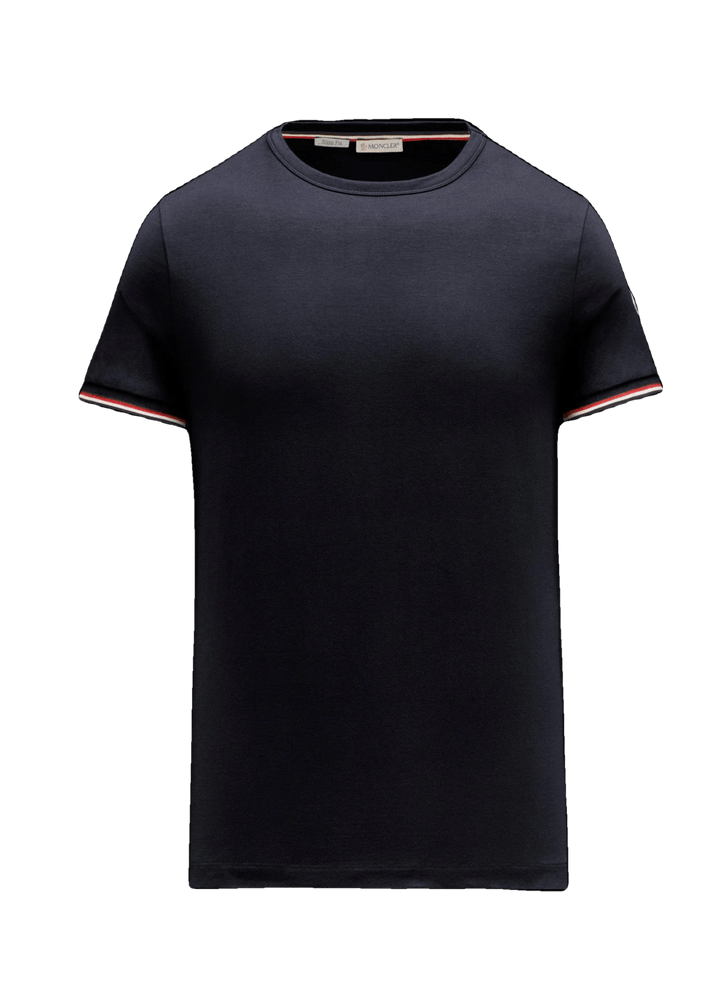 Moncler - T-shirt Bleu en coton - Lothaire