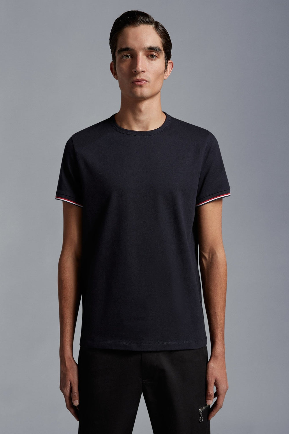 Moncler - T-shirt Bleu en coton - Lothaire