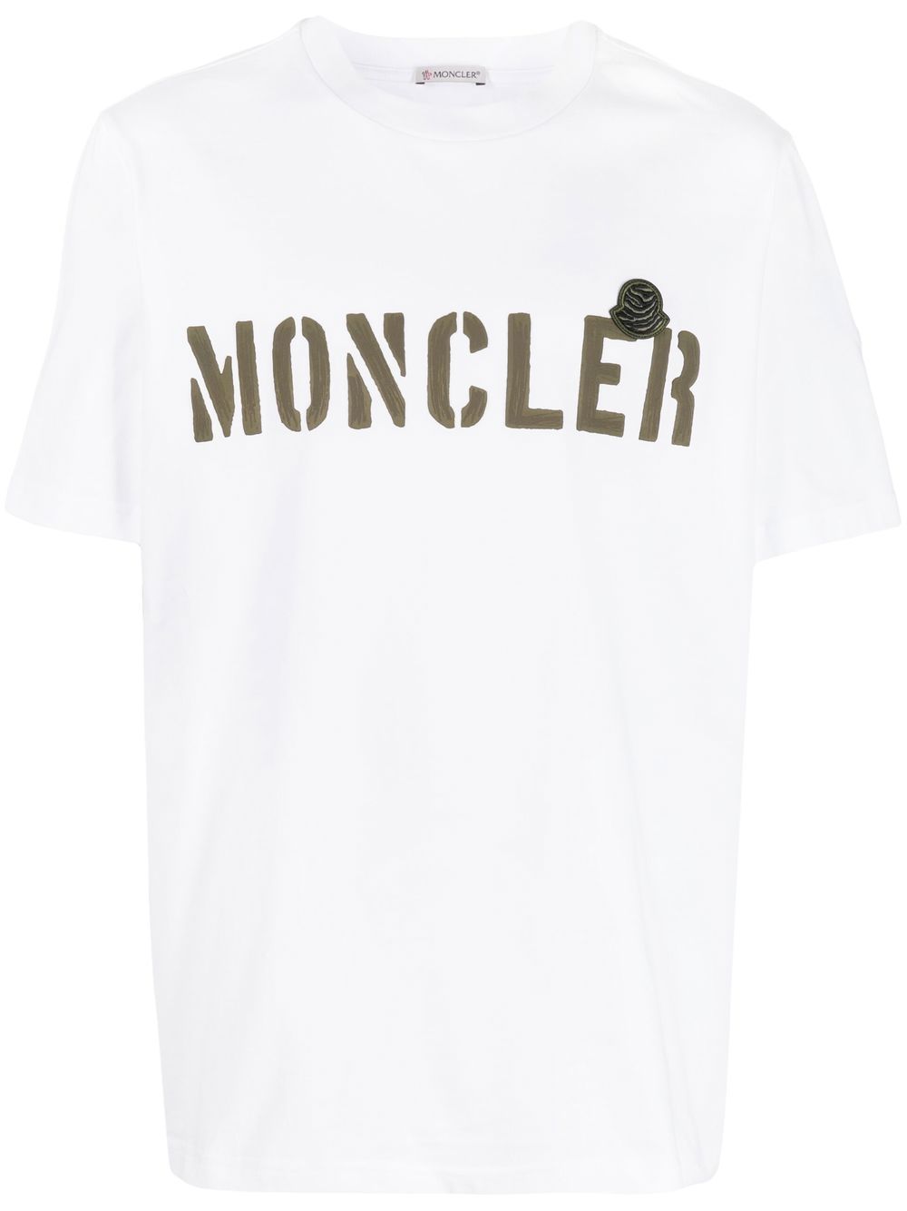 Moncler - T-shirt white à logo - Lothaire