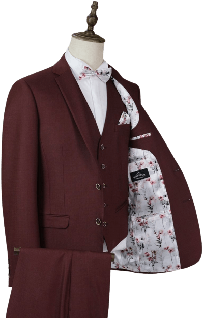 Monsieur Hector Costume Pourpre Louis 3046 - Lothaire