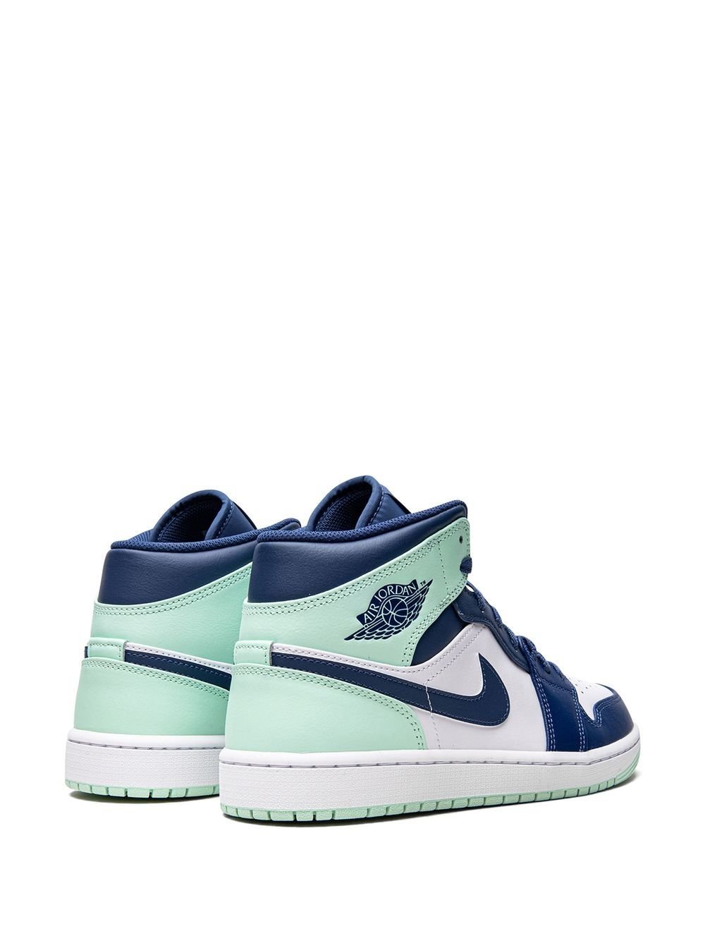 Nike - Baskets Air Jordan 1 Mid "Blue Mint" - Lothaire