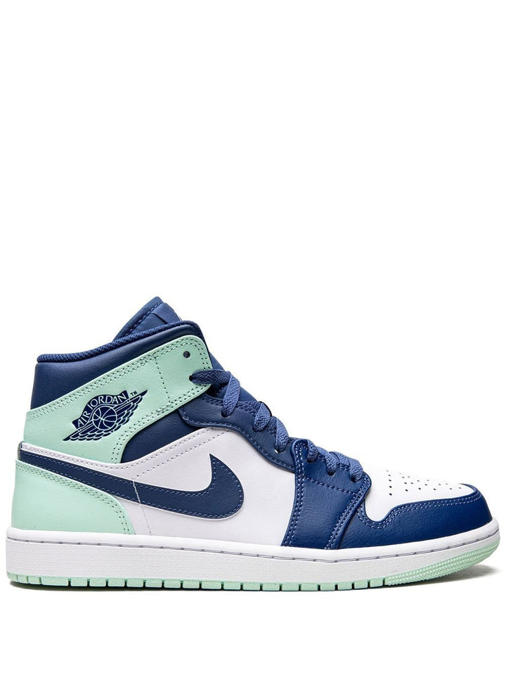 Nike - Baskets Air Jordan 1 Mid "Blue Mint" - Lothaire