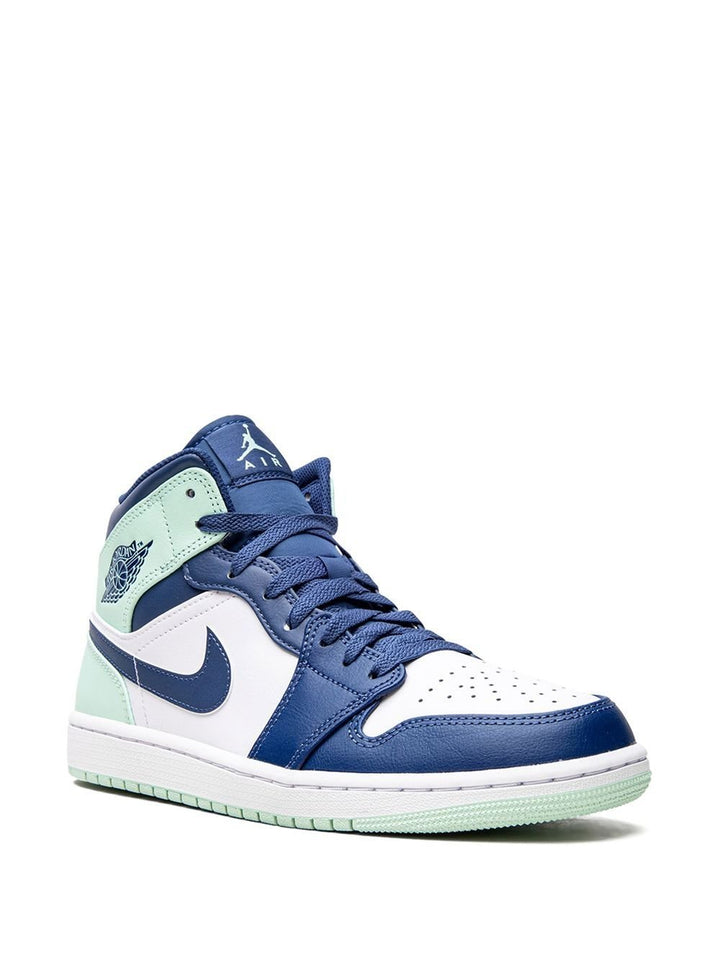 Nike - Baskets Air Jordan 1 Mid "Blue Mint" - Lothaire