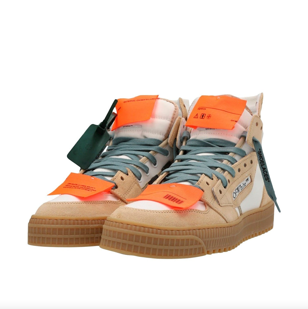 Off-white Baskets montantes en daim à motif Arrows - Lothaire