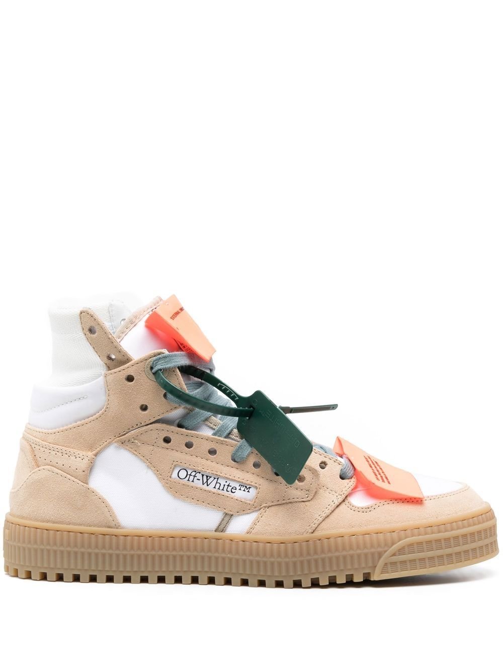 Off-white Baskets montantes en daim à motif Arrows - Lothaire