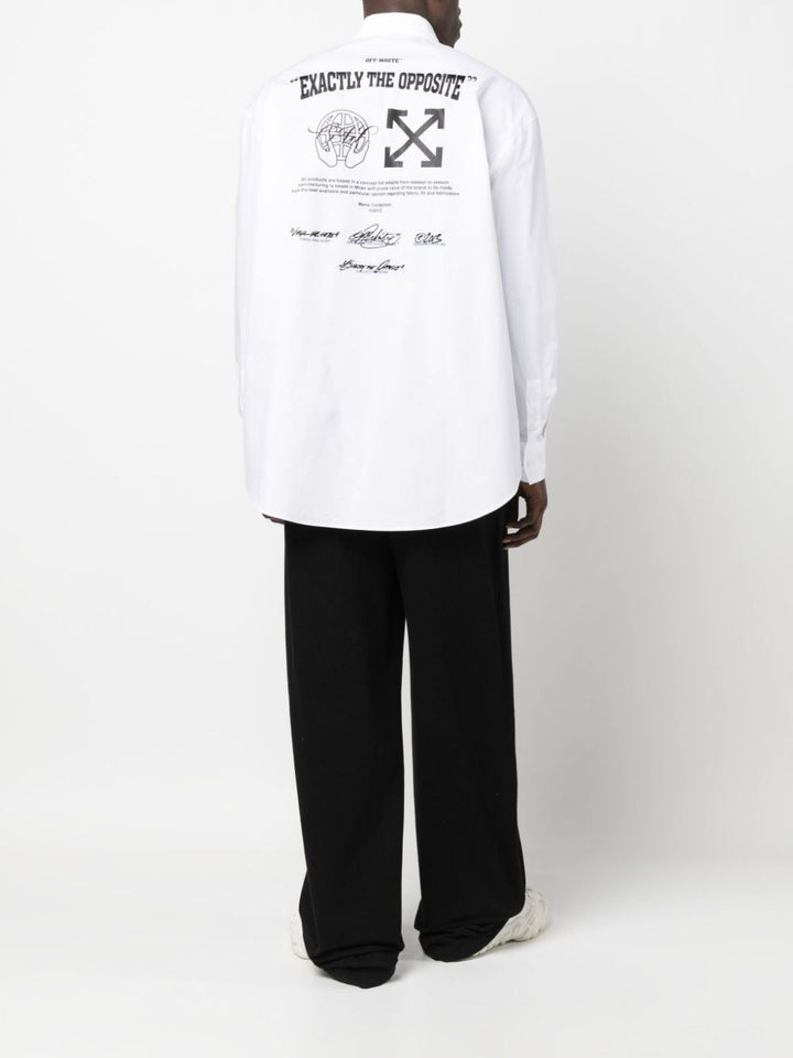Off-White Chemise Exact Opp en coton - Lothaire