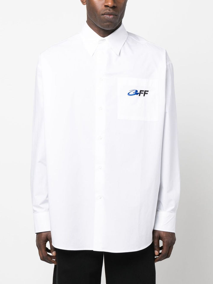 Off-White Chemise Exact Opp en coton - Lothaire