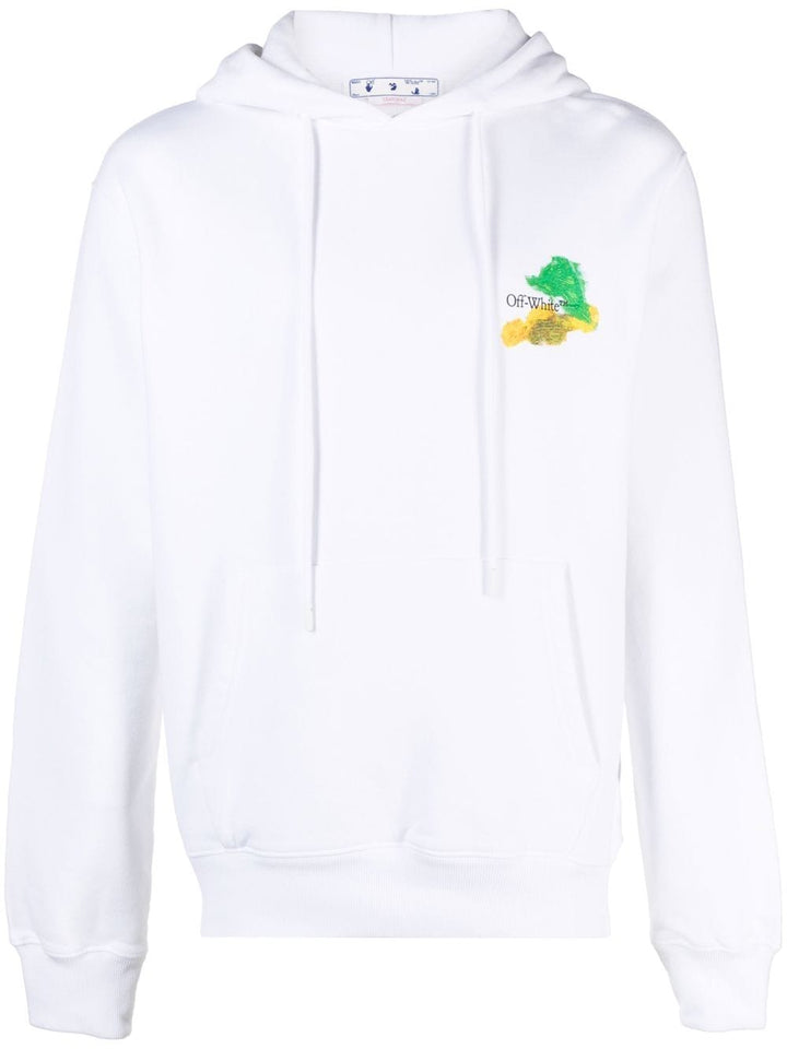 Off-White Hoodie en coton à imprimé Arrows - Lothaire