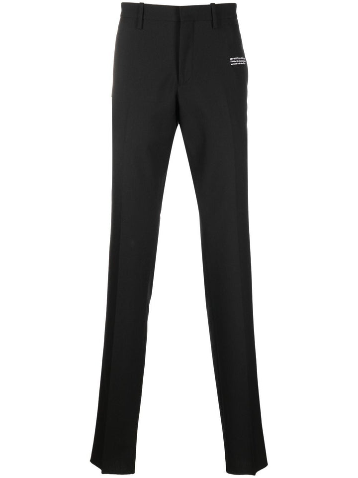 Off-white Pantalon à patch logo - Lothaire