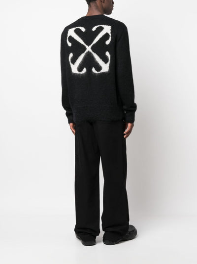 Off-White Pull en maille intarsia - Lothaire