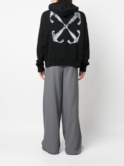 Off-White Sweat à capuche Scratch Arrow - Lothaire