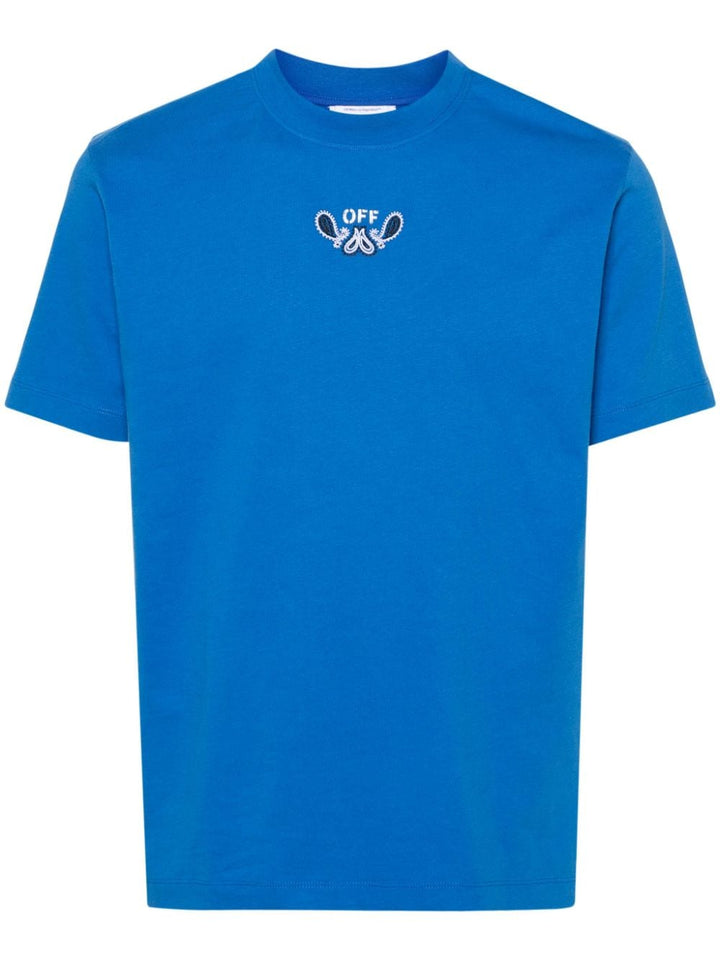 Off White - T-shirt Bandana Arrow en coton - Lothaire
