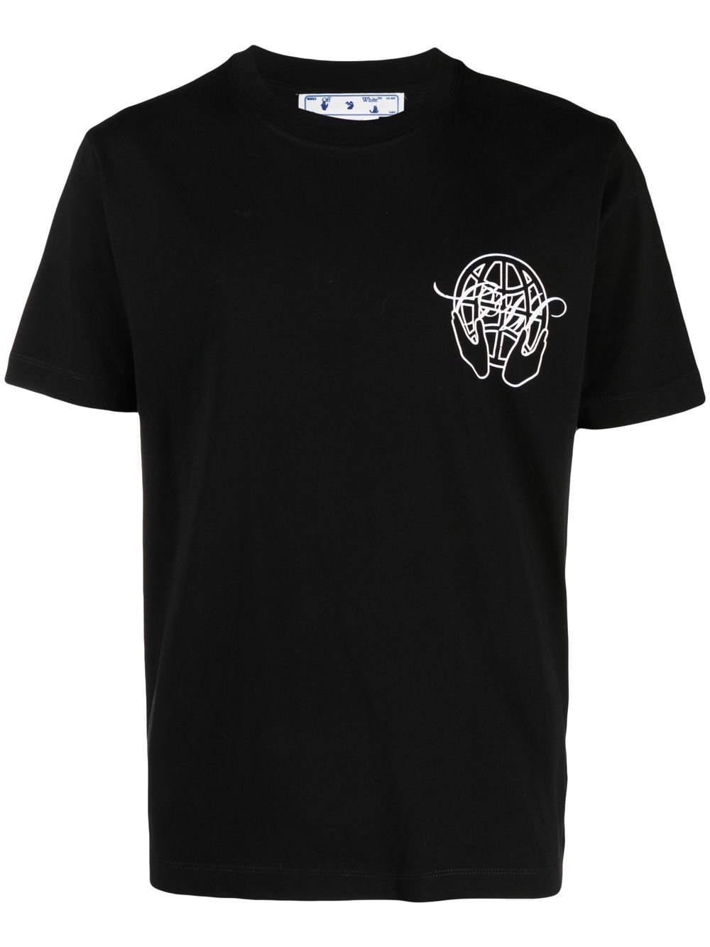 Off-White T-shirt en coton à logo imprimé - Lothaire
