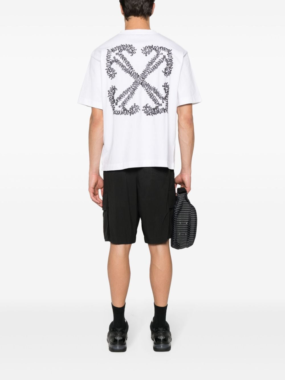 Off-White T-shirt white à motif Arrows - Lothaire