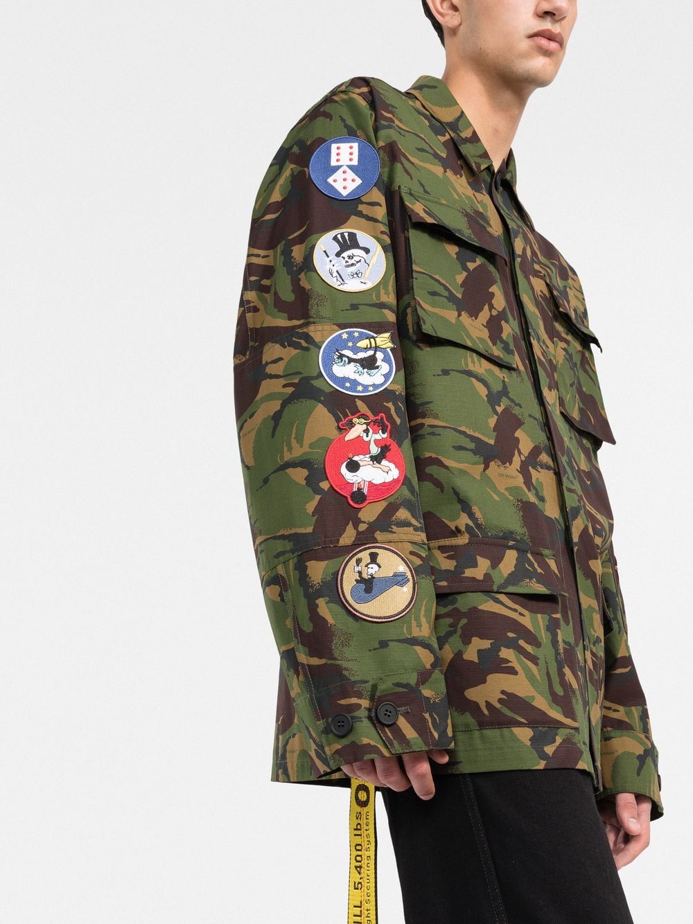 Off-White Veste militaire à motif camouflage - Lothaire boutiques