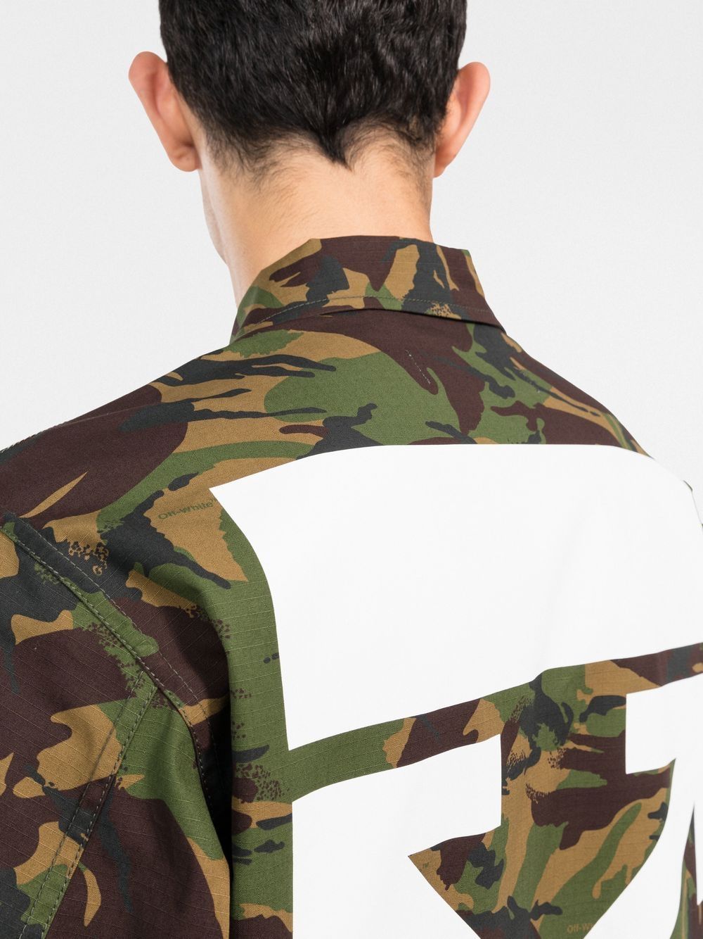 Off-White Veste militaire à motif camouflage - Lothaire boutiques