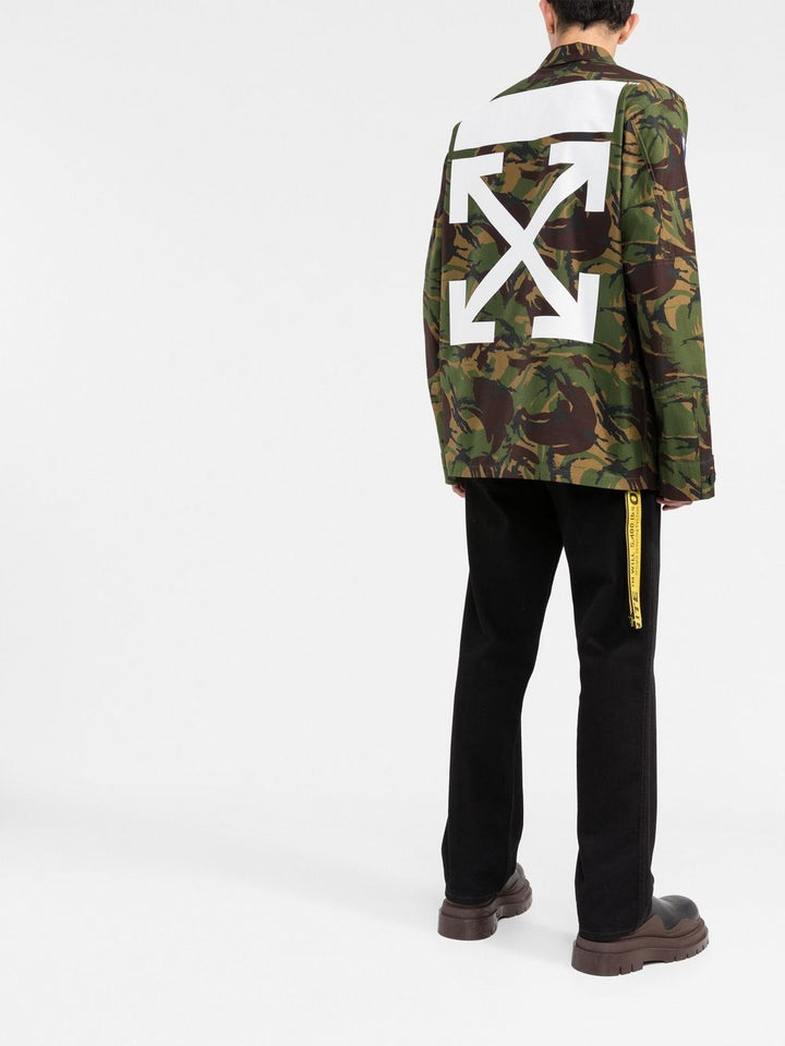 Off-White Veste militaire à motif camouflage - Lothaire boutiques