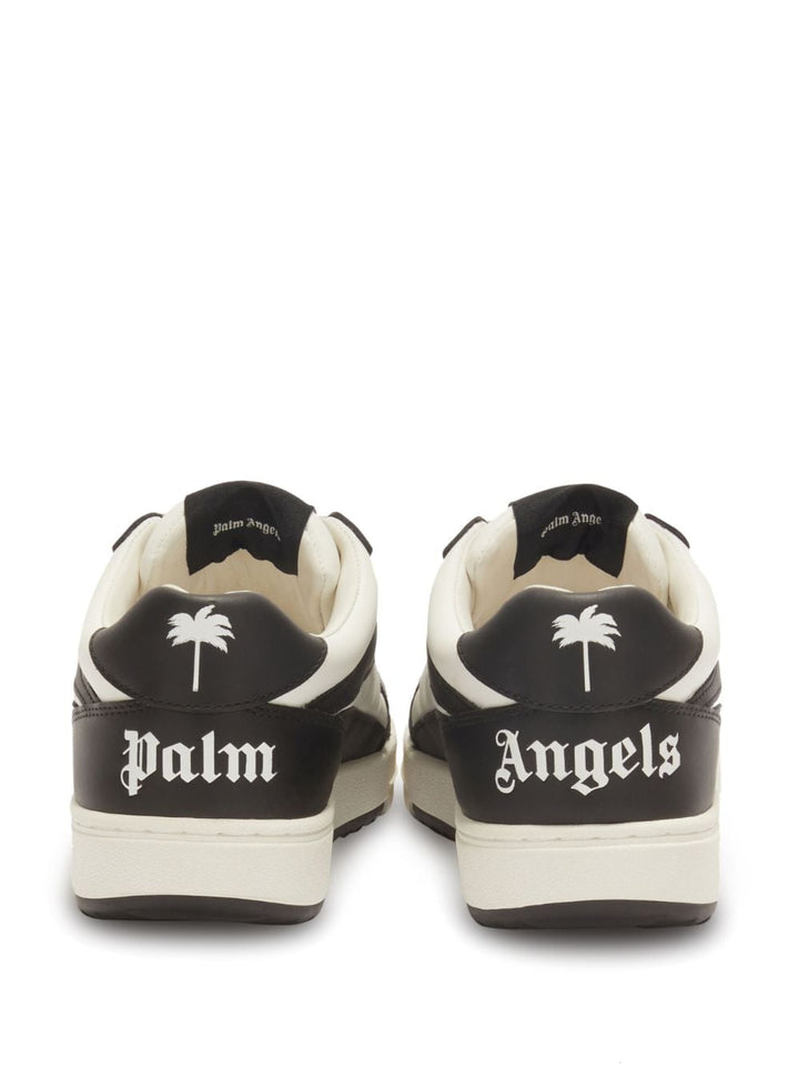 Palm Angels baskets Black University en cuir - Lothaire
