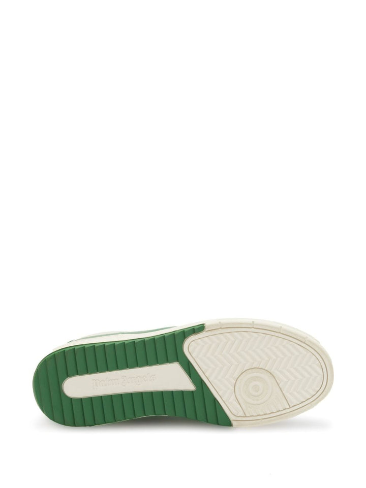 Palm Angels baskets Green University en cuir - Lothaire