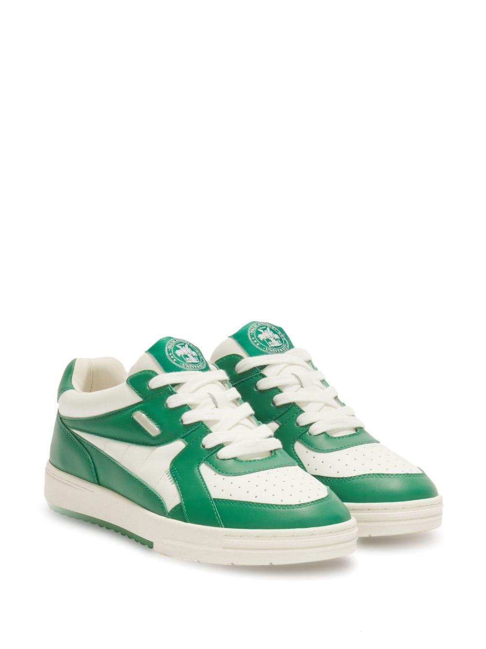 Palm Angels baskets Green University en cuir - Lothaire