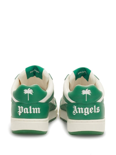 Palm Angels baskets Green University en cuir - Lothaire