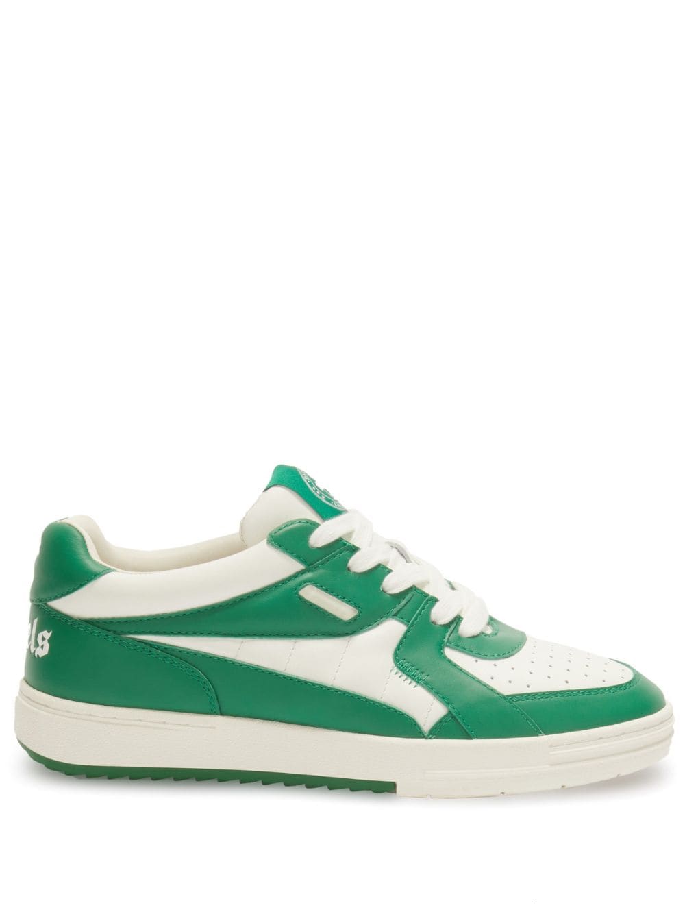 Palm Angels baskets Green University en cuir - Lothaire