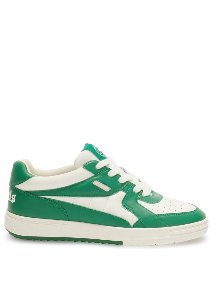 Palm Angels baskets Green University en cuir - Lothaire