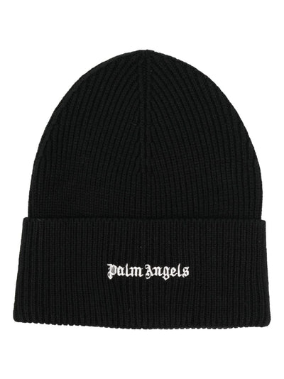 Palm Angels - Bonnet black logo brodé - Lothaire