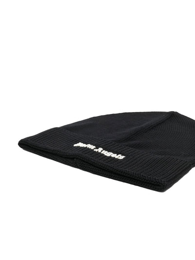 Palm Angels - Bonnet black logo brodé - Lothaire