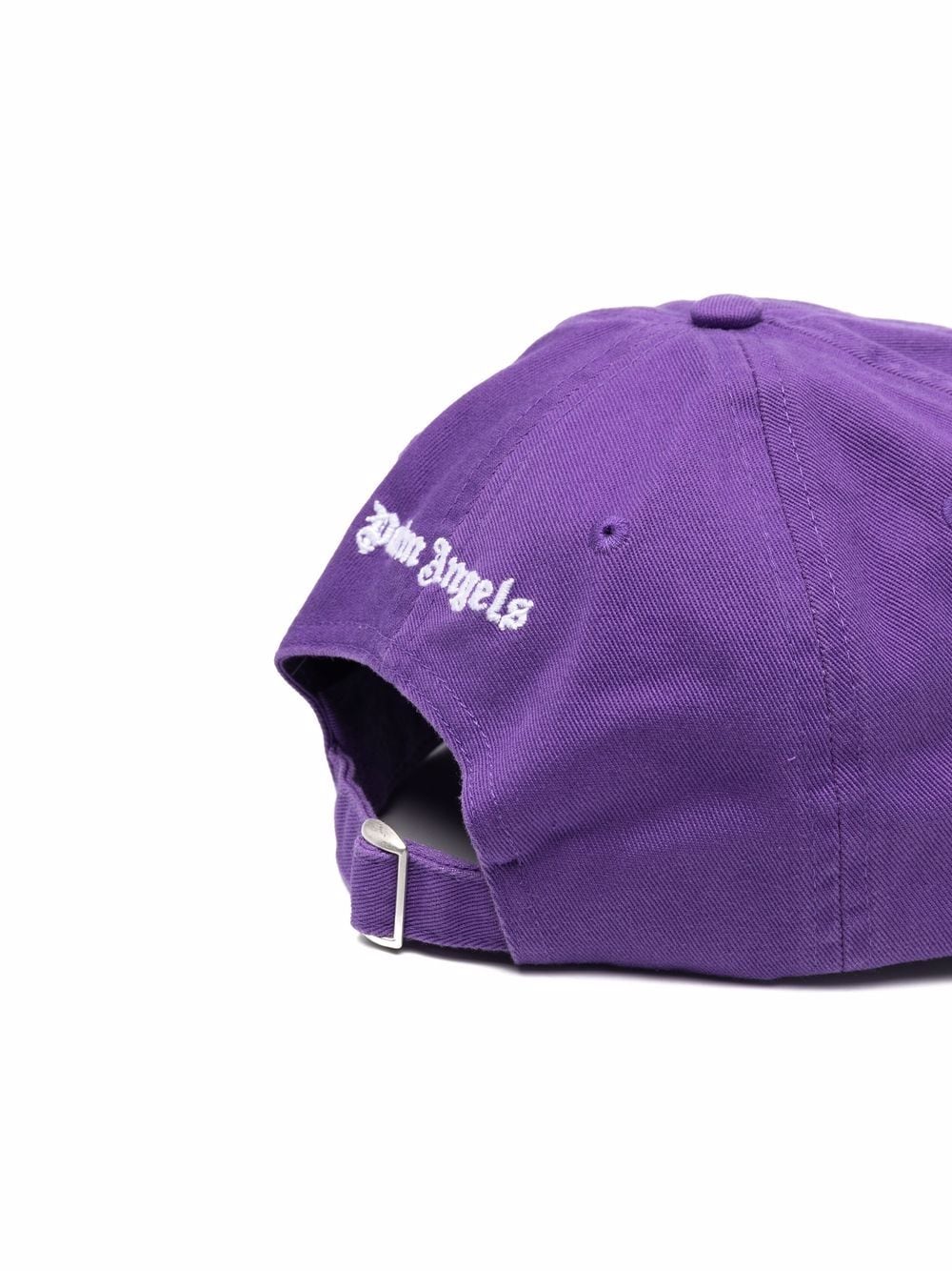 Palm Angels - Casquette à logo brodé Purple - Lothaire