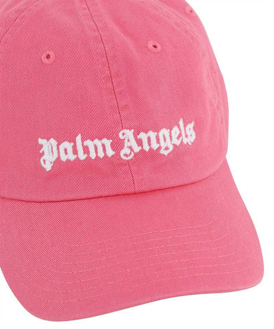 Palm Angels - Casquette à logo brodé rose - Lothaire boutiques