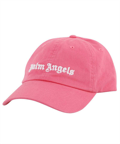 Palm Angels - Casquette à logo brodé rose - Lothaire boutiques