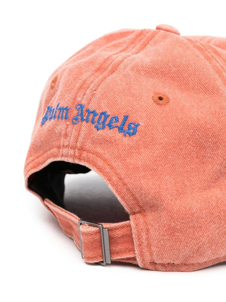 Palm Angels - Casquette orange à logo brodé - Lothaire