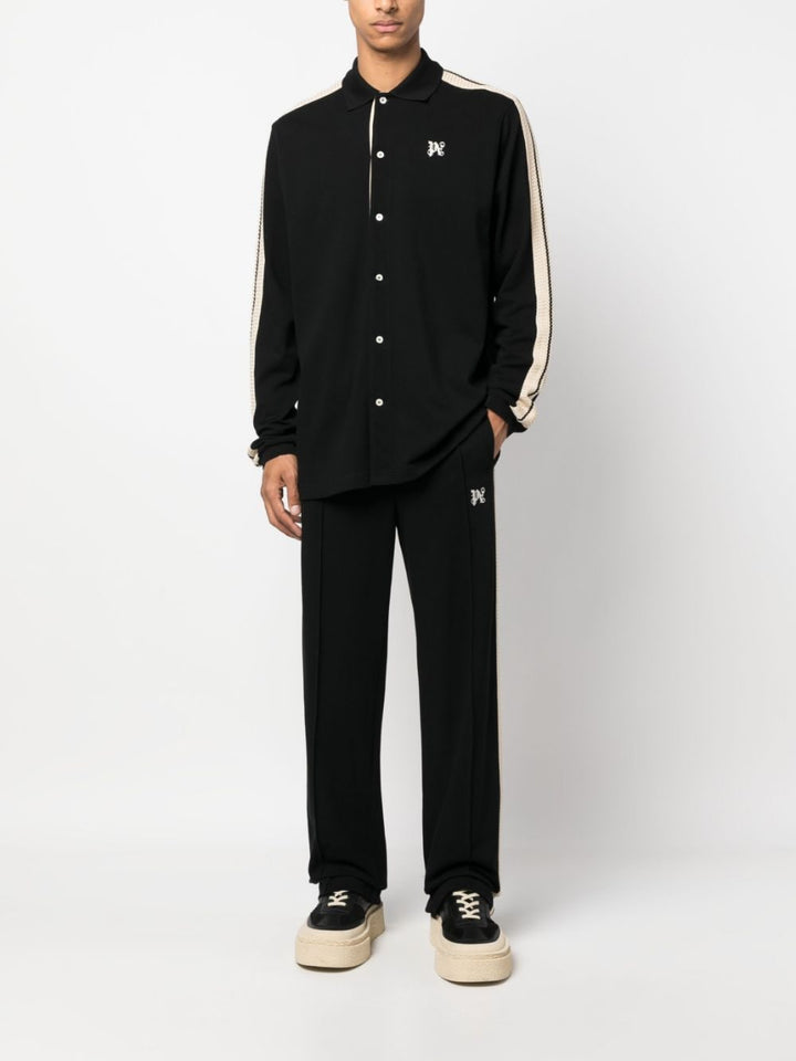 Palm Angels Chemise en coton PA Monogram - Lothaire
