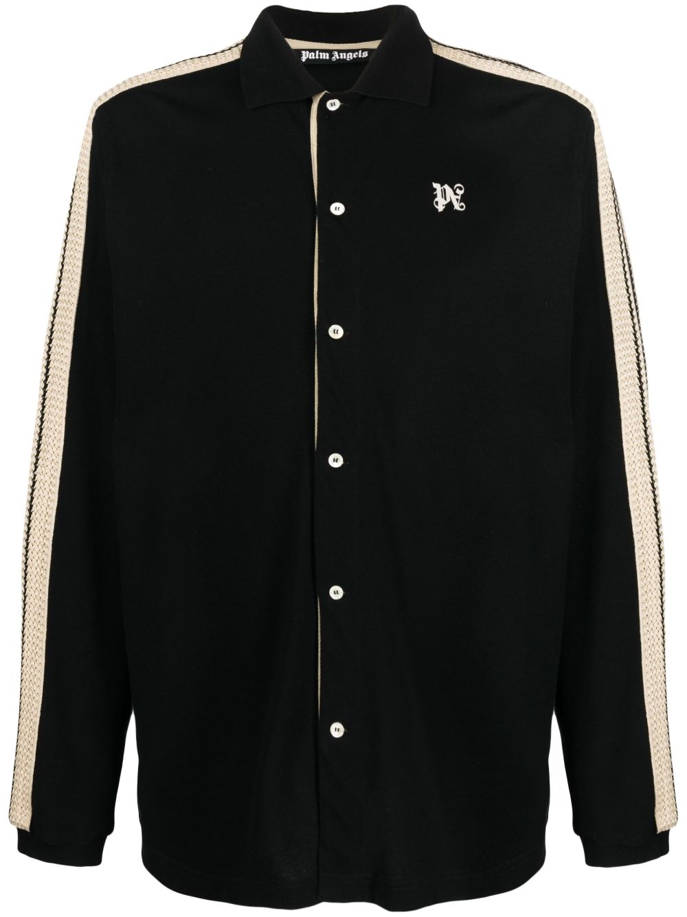 Palm Angels Chemise en coton PA Monogram - Lothaire