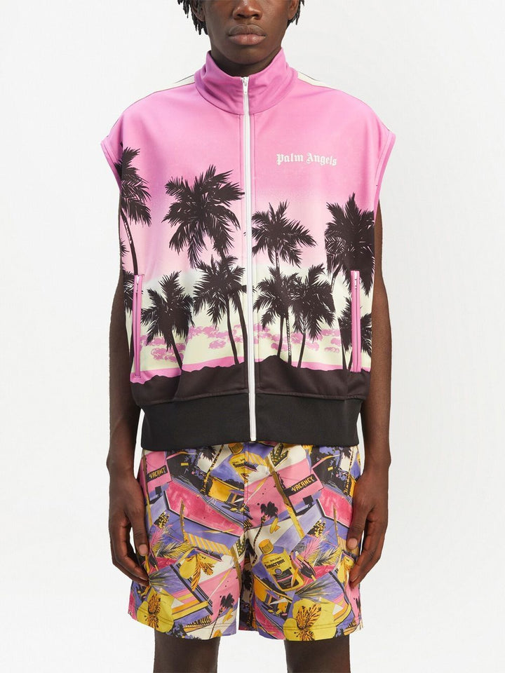 Palm Angels Gilet sans maches Palmier - Lothaire