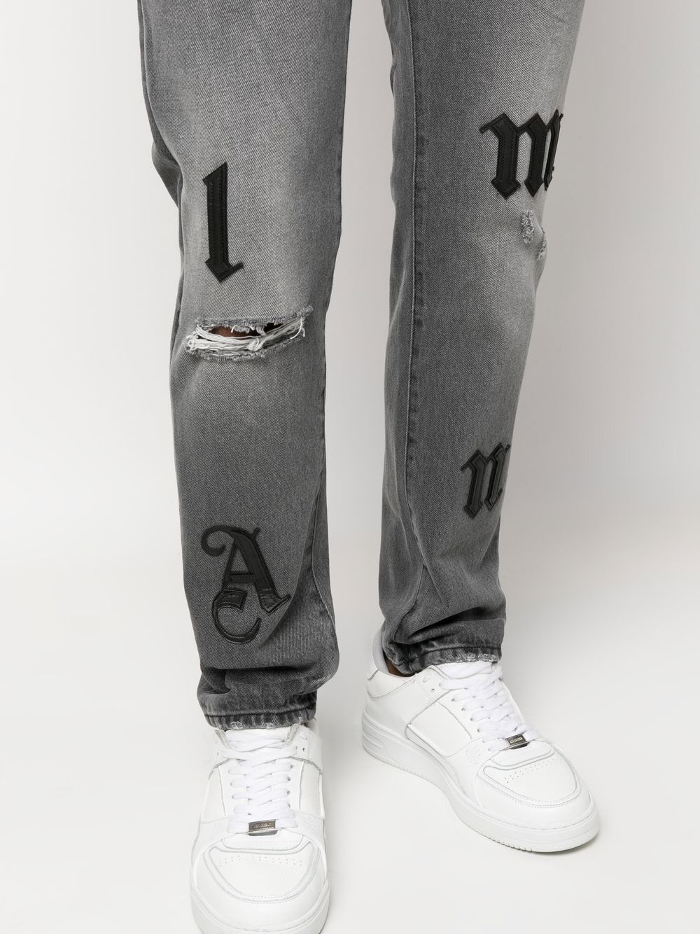 Palm Angels Jean classique gris - Lothaire boutiques