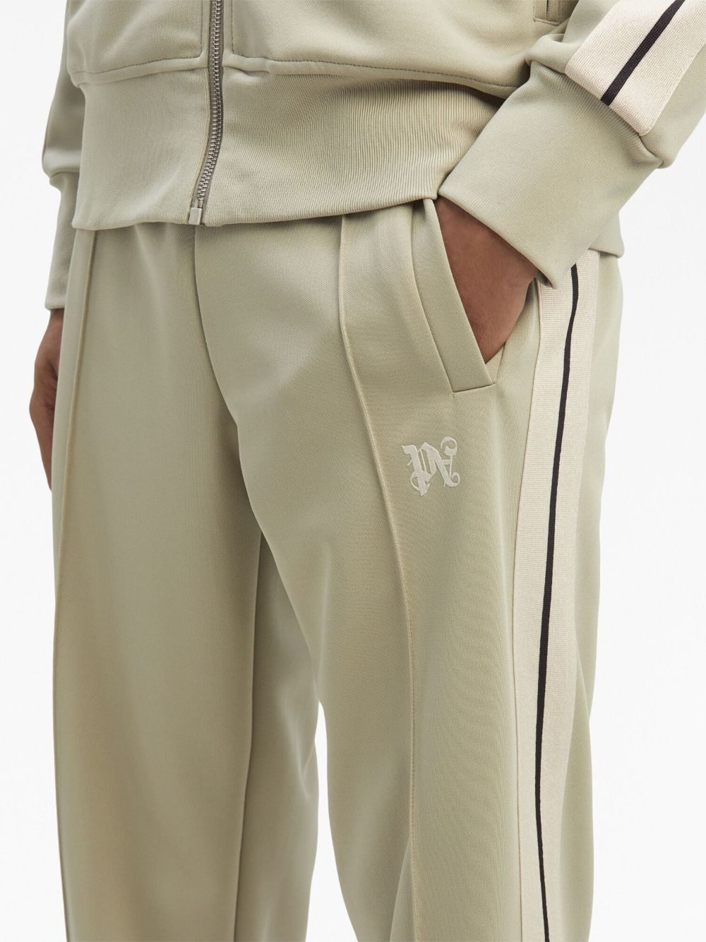 Palm Angels Pantalon de jogging à motif monogrammé brodé - Lothaire