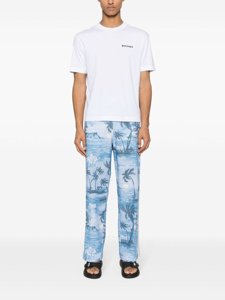 Palm Angels Pantalon droit imprimé - Lothaire