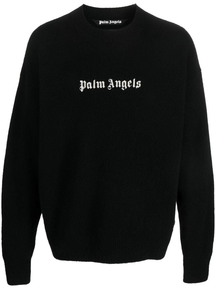 Palm Angels Pull à logo Intersia - Lothaire
