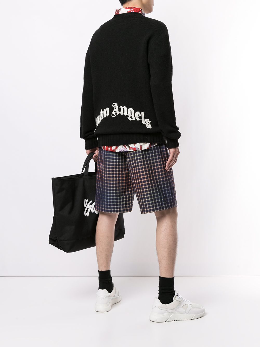 Palm Angels Pull à logo Intersia - Lothaire