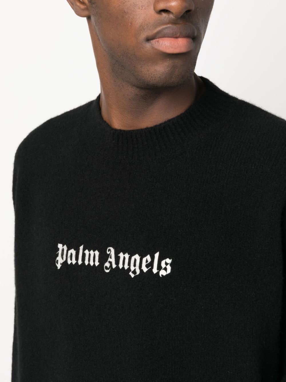 Palm Angels Pull à logo Intersia - Lothaire