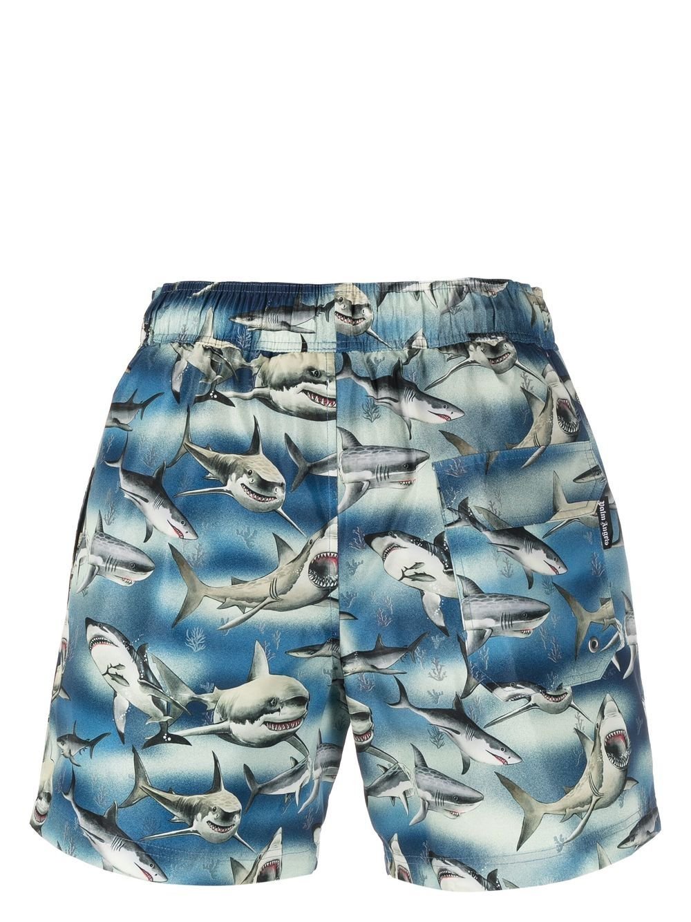 Palm Angels Short de bain à imprimé Requin - Lothaire