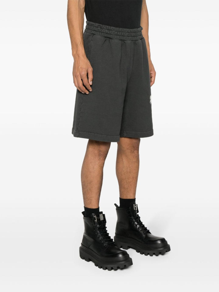 Palm Angels Short de sport à imprimé palmier - Lothaire