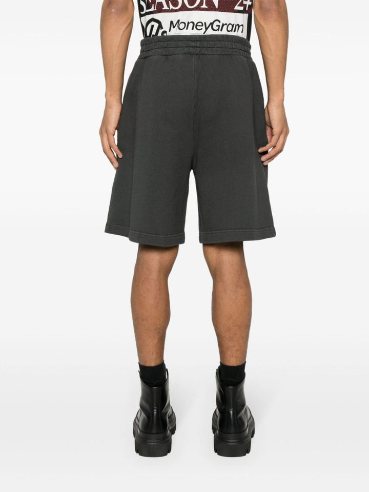 Palm Angels Short de sport à imprimé palmier - Lothaire