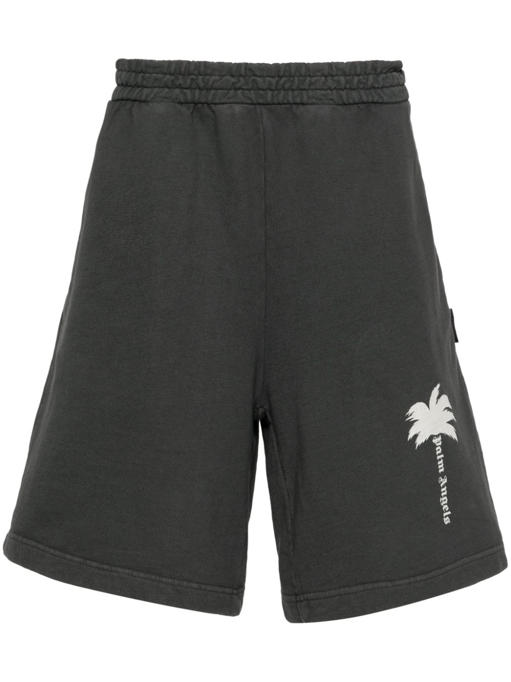 Palm Angels Short de sport à imprimé palmier - Lothaire
