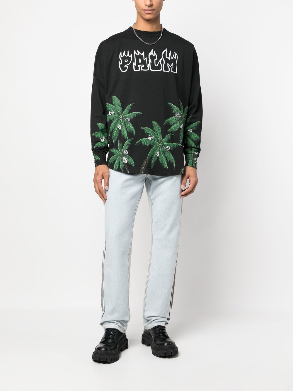 Palm Angels Sweat Black Palmier - Lothaire